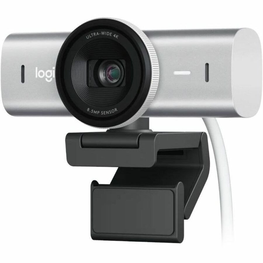 Logitech Master Webcam - 8.5 Megapixel - 60 fps - Pale Gray - USB 3.0 Type C