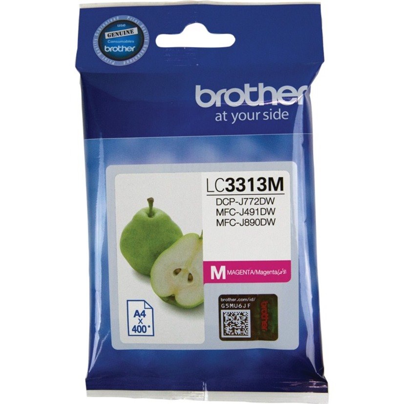 Brother LC3313M Original High Yield Inkjet Ink Cartridge - Magenta Pack