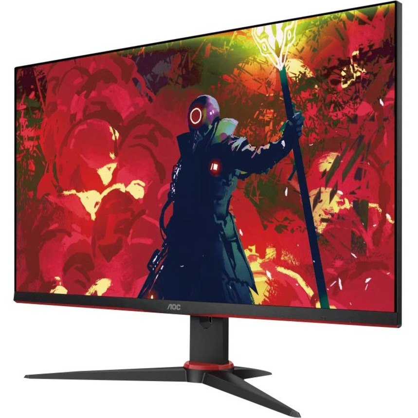 AOC 24G2E5 24" Class Full HD Gaming LCD Monitor - 16:9 - Black, Red