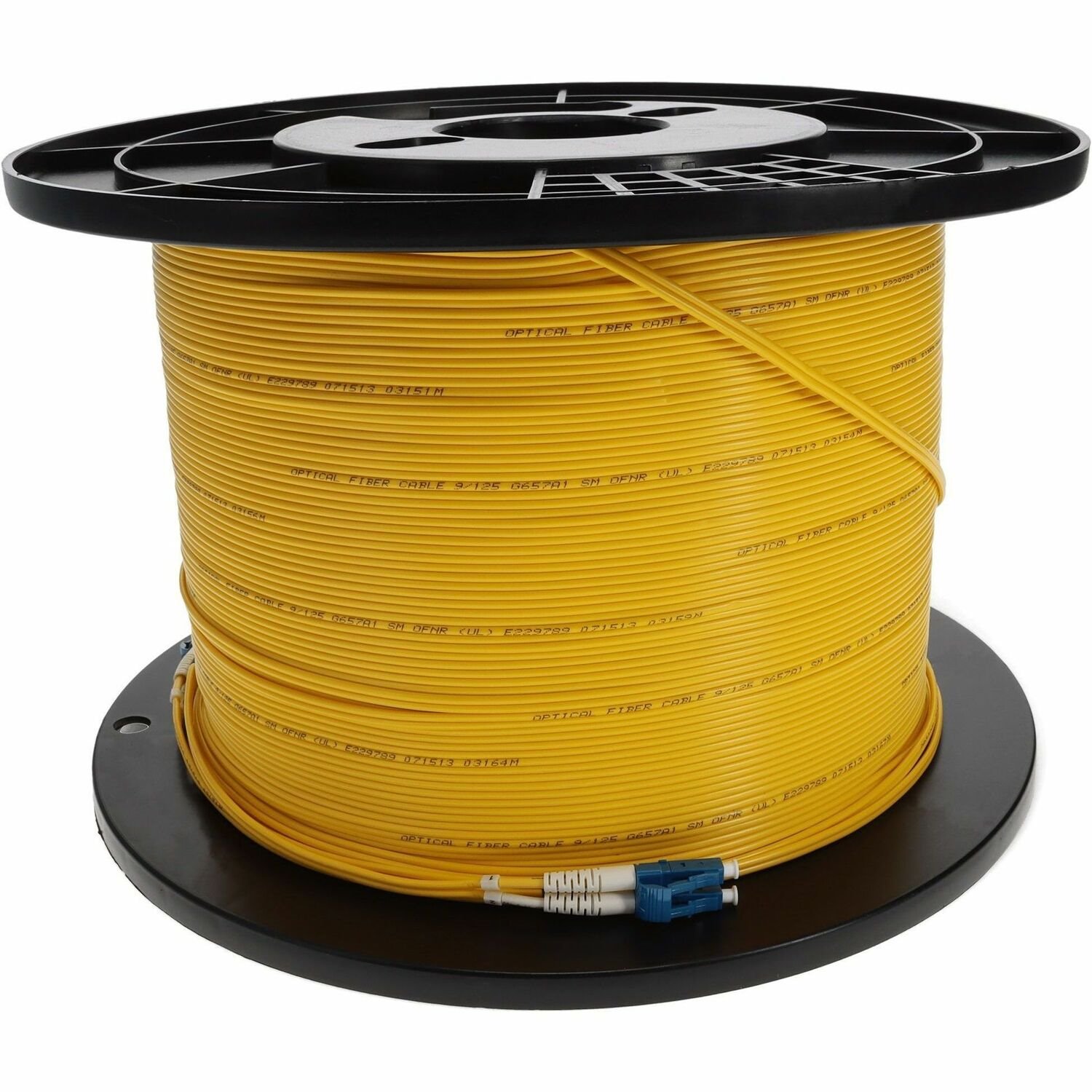 AddOn 175m LC (Male) to LC (Male) Yellow OS2 Duplex Fiber OFNR (Riser-Rated) Patch Cable