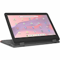 Lenovo 300e Yoga Chromebook Gen 4 300e 82W3S02Y00 11.6" Touchscreen Convertible 2 in 1 Chromebook - HD - 1366 x 768 - MediaTek 2 GHz - 4 GB Total RAM - 4 GB On-board Memory - 32 GB Flash Memory - Graphite Gray