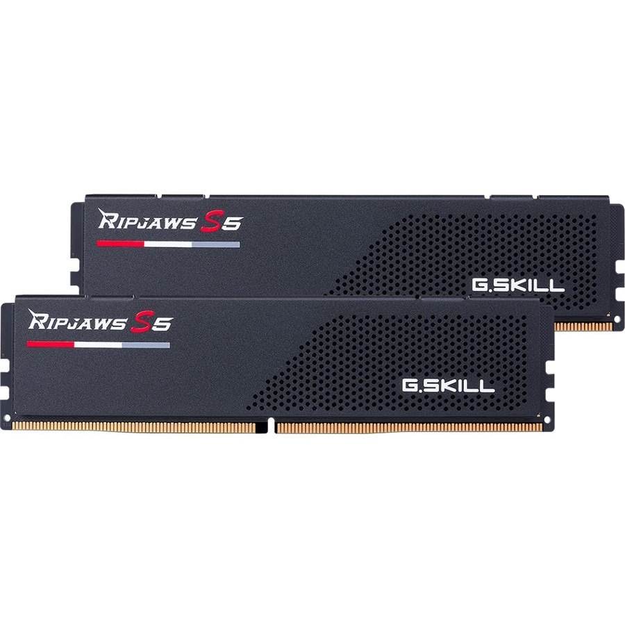 G.SKILL Ripjaws S5 RAM Module for Desktop PC, Motherboard - 64 GB (2 x 32GB) - DDR5-5600/PC5-44800 DDR5 SDRAM - 5600 MHz - CL36 - 1.25 V