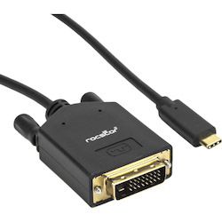 Câble USBC à DVI de 6 ft Premium - dual link 2560x1600 single link 1920x1200