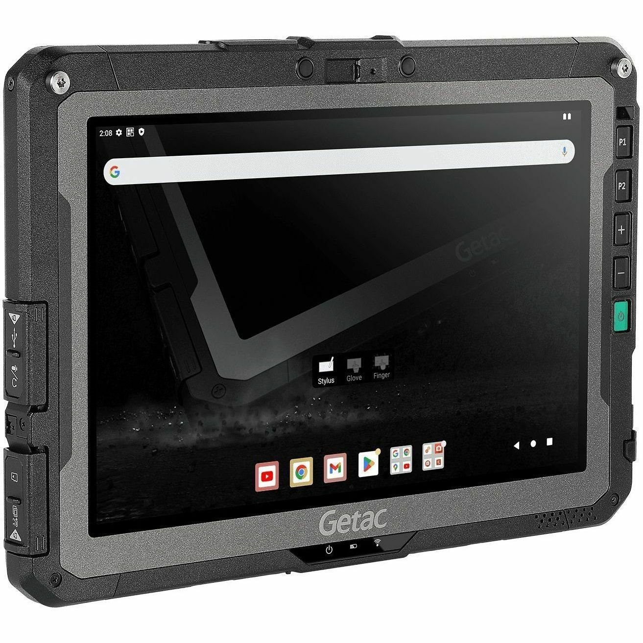 Getac ZX10 Rugged Tablet - 25.7 cm (10.1") WUXGA - Qualcomm Snapdragon 660 - 6 GB - 128 GB Storage - Android 12 - Black