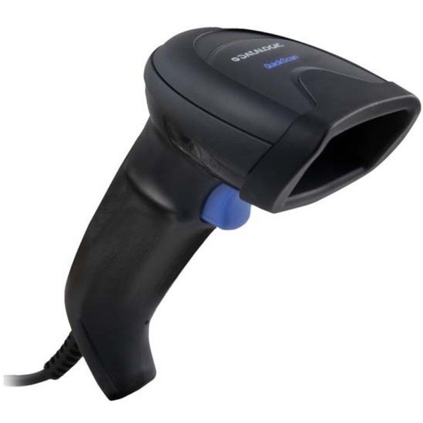 Datalogic QuickScan QBT2500 Smartphone, Retail, Commercial Service, Healthcare, Hospitality, Government, Light/Clean Manufacturing, Industrial, Ticketing, Transportation, Laboratory, ... Handheld Barcode Scanner Kit - Cable Connectivity - Black - USB Cable Included