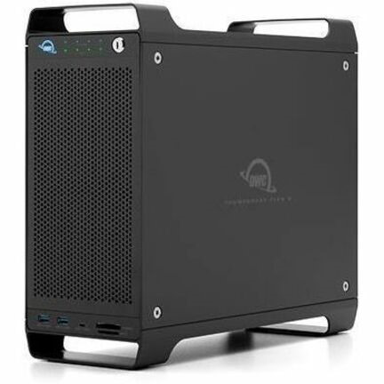 OWC Thunderbay Flex 8 Drive Enclosure SATA/600 - Thunderbolt 3 Host Interface Desktop - Black