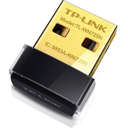 TP-Link TL-WN725N IEEE 802.11n Wi-Fi Adapter for Desktop Computer