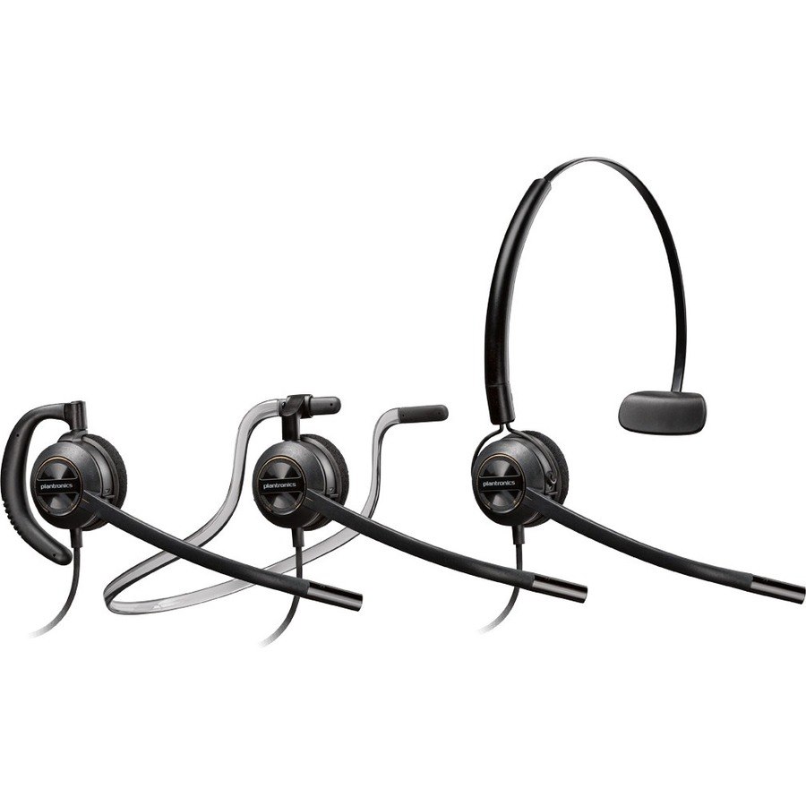 Plantronics EncorePro HW540D Wired Over-the-head, Behind-the-neck, Over-the-ear Mono Headset