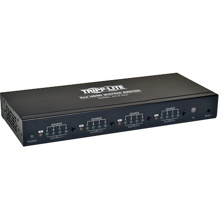 Eaton Tripp Lite Series 4x4 HDMI Matrix Switch with Remote Control - 1080p @ 60 Hz (HDMI 4xF/4xF), TAA