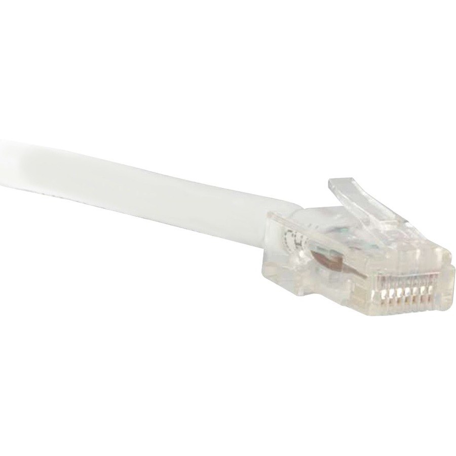 ENET Cat6 White 4 Foot Non-Booted (No Boot) (UTP) High-Quality Network Patch Cable RJ45 to RJ45 - 4Ft
