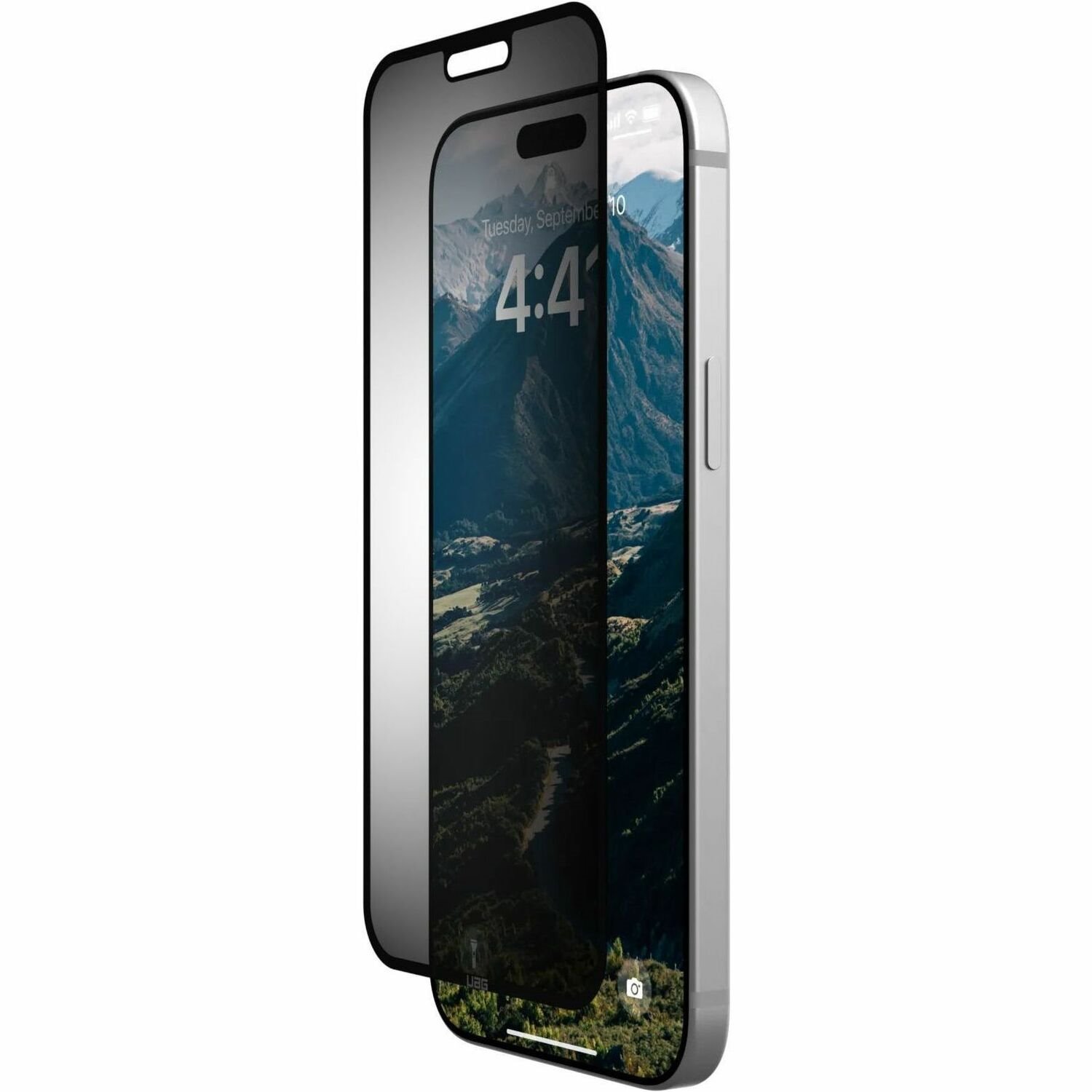 Urban Armor Gear Removable Privacy Screen For iPhone 16 Plus Tinted