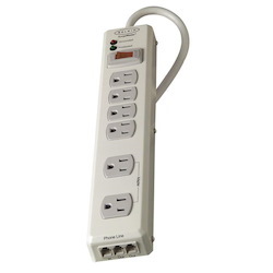 Belkin 6 Outlet Metal Surge Protector with 6ft Power Cord -1240 Joules - Beige