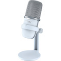 HyperX SoloCast Wired Electret Condenser Microphone - White