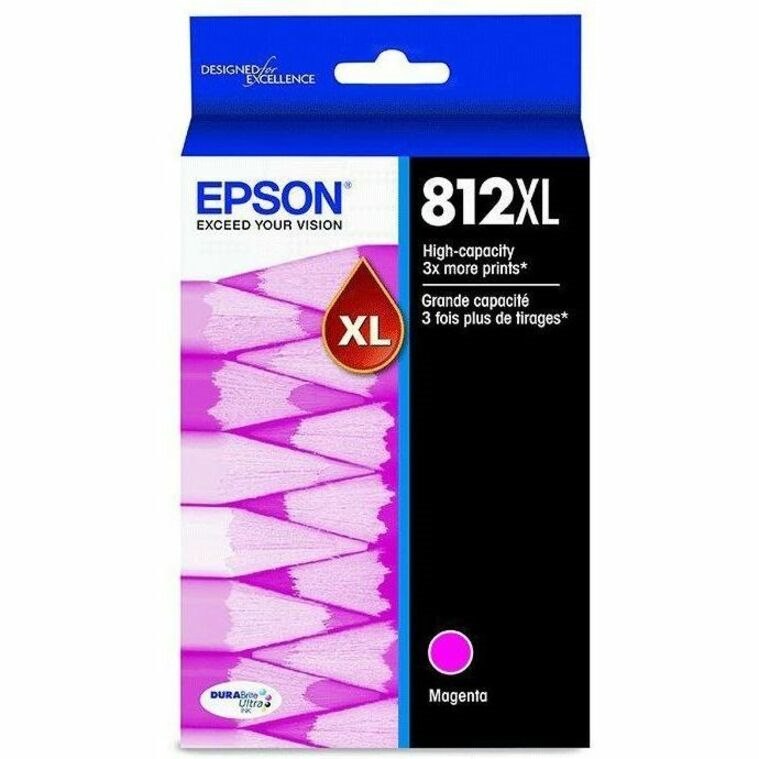 Epson T812 Original High Yield Inkjet Ink Cartridge - Magenta - 1 Each