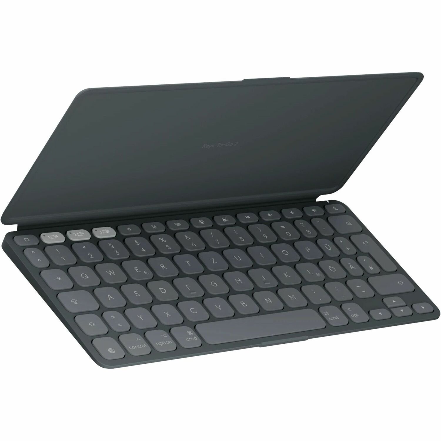 Logitech Keys-To-Go 2 Keyboard - Wireless Connectivity - English (UK) - QWERTY Layout - Graphite