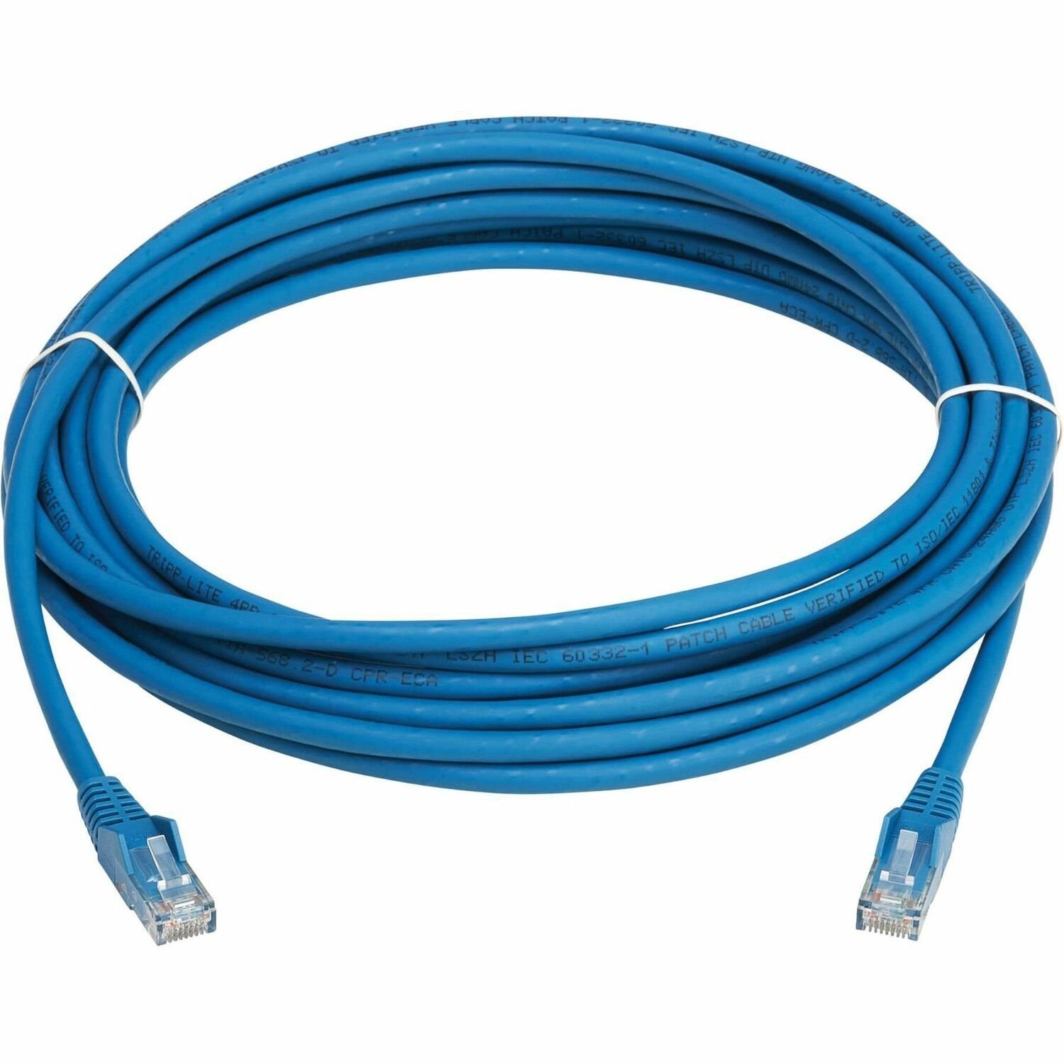 Eaton Tripp Lite Series Cat6 Gigabit Snagless Molded UTP Ethernet Cable (RJ45 M/M), PoE, LSZH, Blue, 7 m (23 ft.)