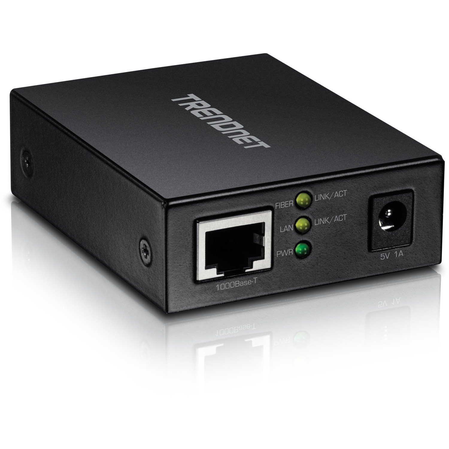 TRENDnet 1000BASE-T to SFP Fiber Media Converter; Gigabit Ethernet to SFP Media Converter; 4Gbps Switching Capactiy; TFC-GSFP