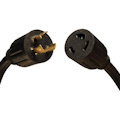 Eaton Tripp Lite Series Power Extension Cord, NEMA L6-30P to NEMA L6-30R - Heavy-Duty, 30A, 250V, 10 AWG, 8 ft. (2.43 m), Black
