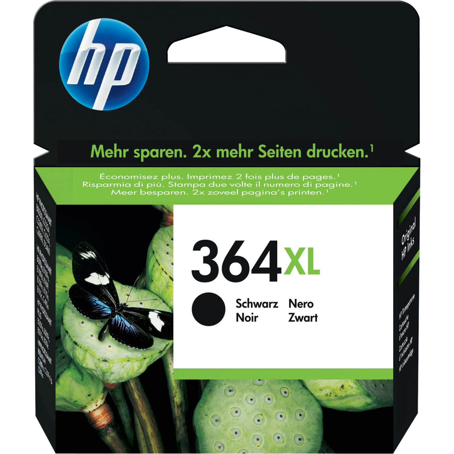 HP 364XL Original Inkjet Ink Cartridge - Black Pack