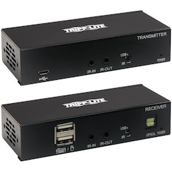 Tripp Lite USB-C to HDMI over Cat6 Extender Kit KVM Support 4K 60Hz 4:4:4 USB PoC HDCP 2.2 up to 230 ft. TAA