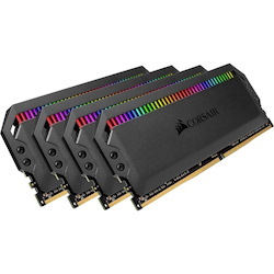 Corsair Dominator Platinum RGB RAM Module for Motherboard - 32 GB (4 x 8GB) - DDR4-3200/PC4-25600 DDR4 SDRAM - 3200 MHz - CL15 - 1.35 V
