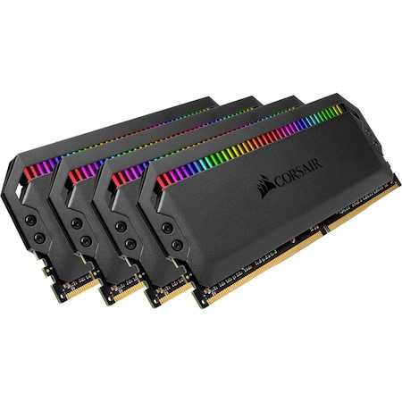 Corsair Dominator Platinum RGB RAM Module for Motherboard - 32 GB (4 x 8GB) - DDR4-3200/PC4-25600 DDR4 SDRAM - 3200 MHz - CL15 - 1.35 V