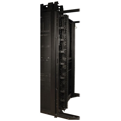 Eaton Tripp Lite Series 45U SmartRack Wide Standard-Depth Rack Enclosure Cabinet with Doors and Side Panels, 2 Pre-Installed Cable Managers