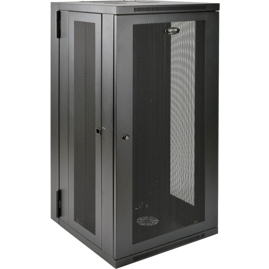 Eaton Tripp Lite Series SmartRack 26U UPS-Depth Wall-Mount Half-Height Rack Enclosure, Hinged Back