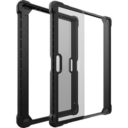 OtterBox Symmetry Series Studio Case for Microsoft Surface Pro 8 Tablet - Black Crystal (Clear/Black)