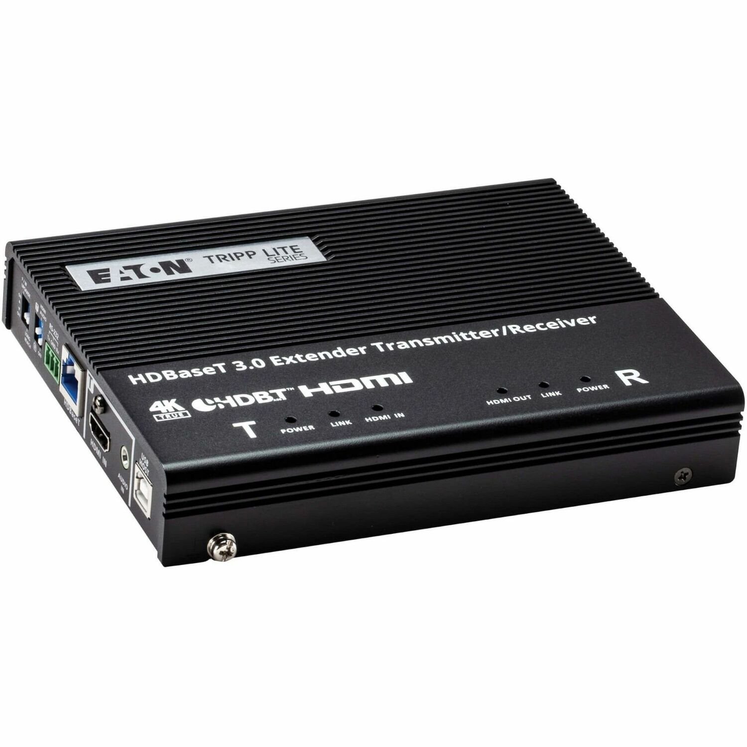 Eaton Tripp Lite Series HDBaseT 3.0 Transmitter/Receiver, HDMI 4K 60 Hz (4:4:4), RS-232, IR Control, Up to 328 ft. (100 m), TAA