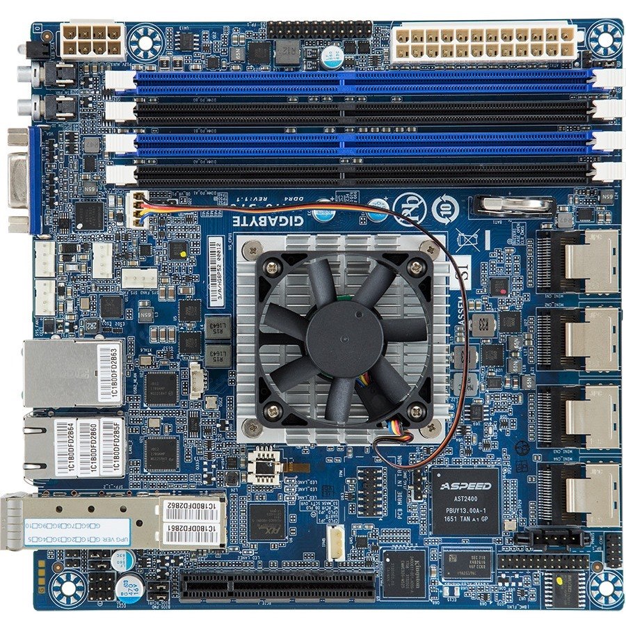 Gigabyte MA10-ST0 Server Motherboard - Intel Chipset - Socket BGA-1310 - Intel Optane Memory Ready - Mini ITX