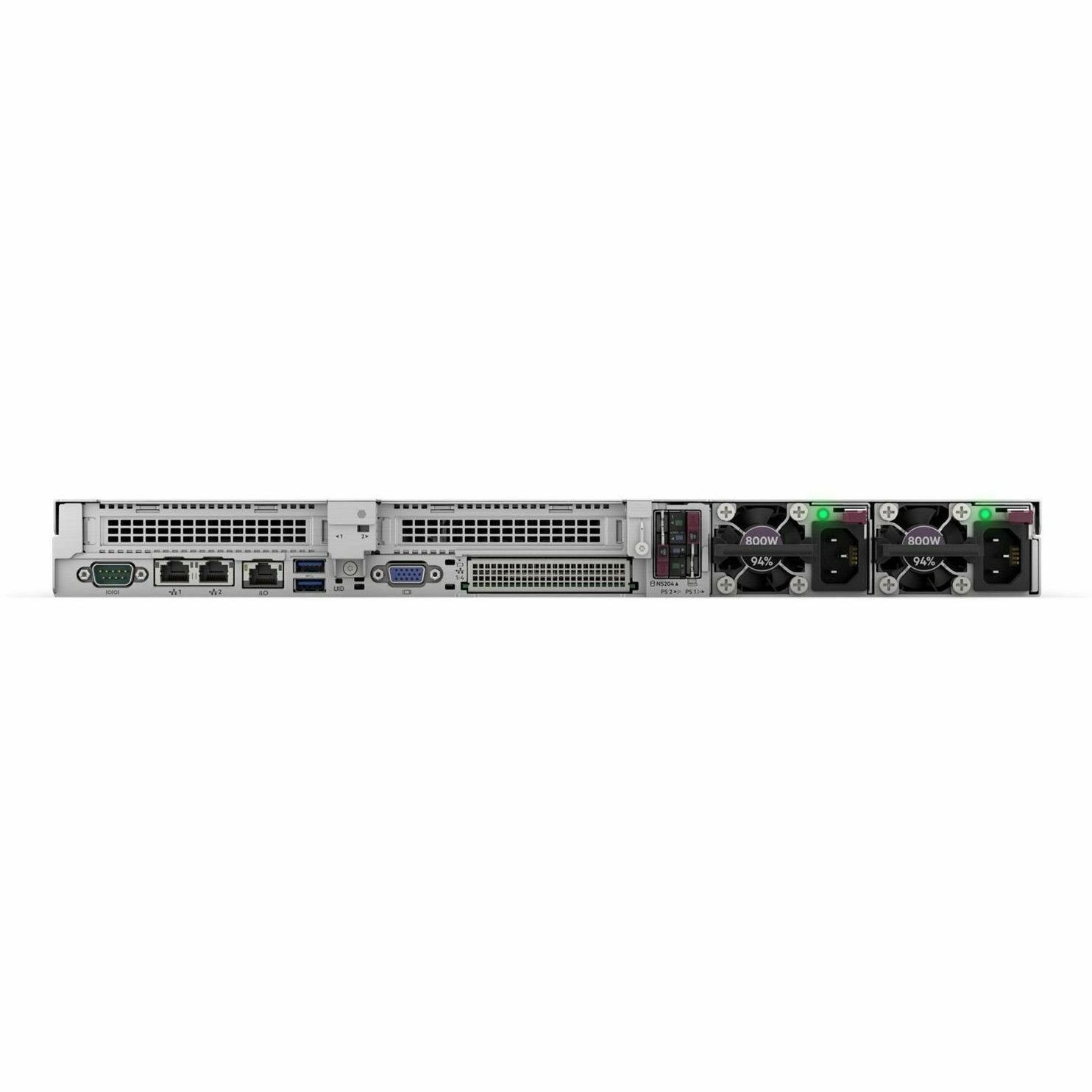 HPE ProLiant DL320 G11 1U Rack Server - 1 x Intel Xeon Gold 4514Y 2 GHz - 64 GB RAM - 960 GB SSD - (2 x 480GB) SSD Configuration - Serial Attached SCSI (SAS) Controller