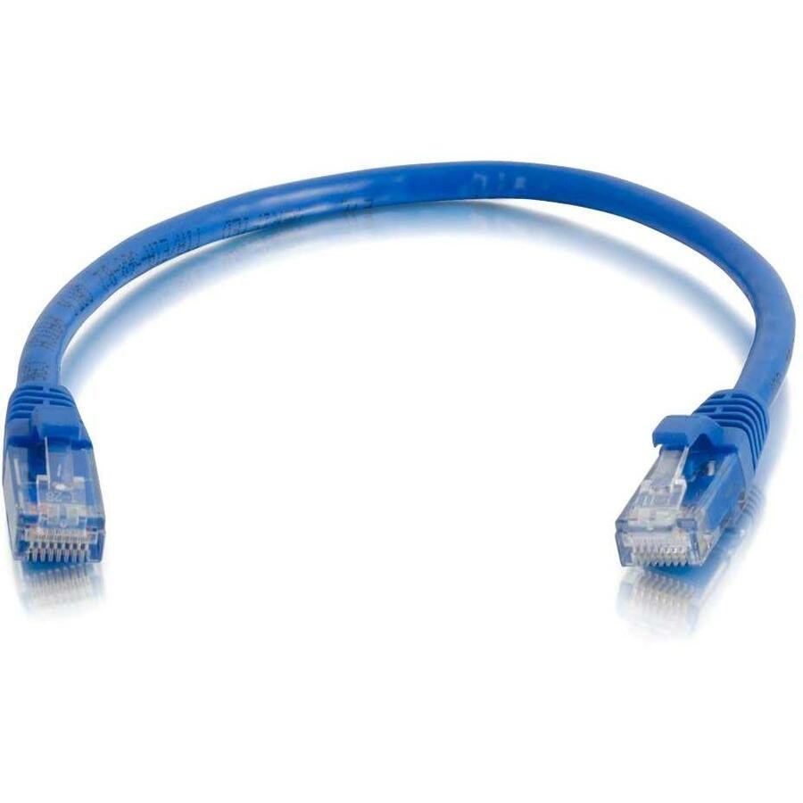 C2G-14ft Cat6 Snagless Unshielded (UTP) Network Patch Cable (25pk) - Blue