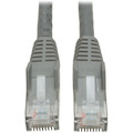 Eaton Tripp Lite Series Cat6 Gigabit Snagless Molded (UTP) Ethernet Cable (RJ45 M/M), PoE, Gray, 30 ft. (9.14 m)