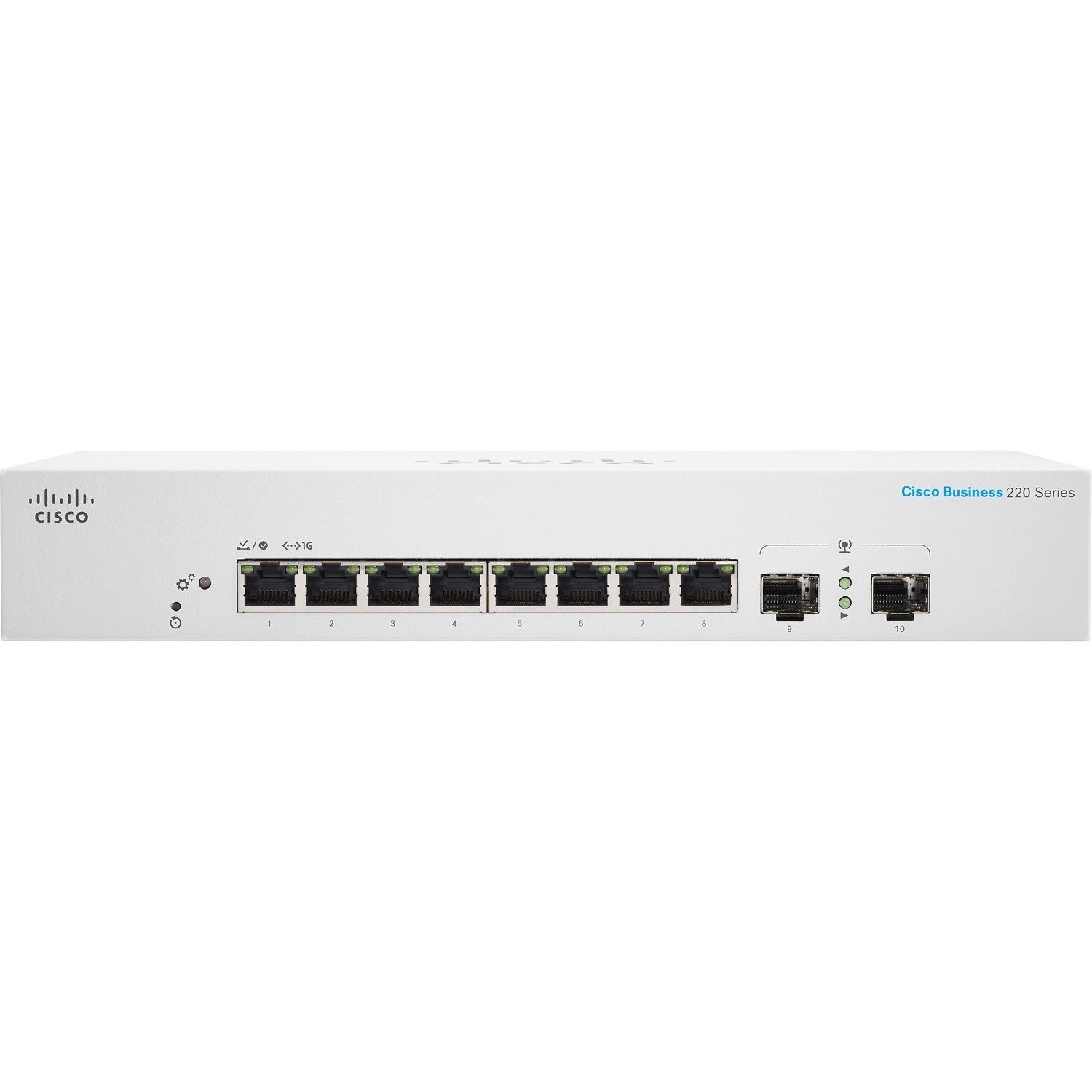 Cisco Business 220 CBS220-8T-E-2G 8 Ports Manageable Ethernet Switch - Gigabit Ethernet - 10/100/1000Base-T, 1000Base-X
