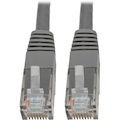 Eaton Tripp Lite Series Cat6 Gigabit Molded (UTP) Ethernet Cable (RJ45 M/M), PoE, Gray, 50 ft. (15.24 m)