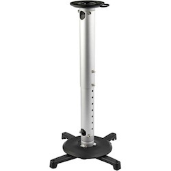 StarTech.com Universal Ceiling Projector Mount - Height Adjustable Hanging Pole Mount 5"-22.7" from Ceiling - 33lb (15kg) - Tilt/Rotate