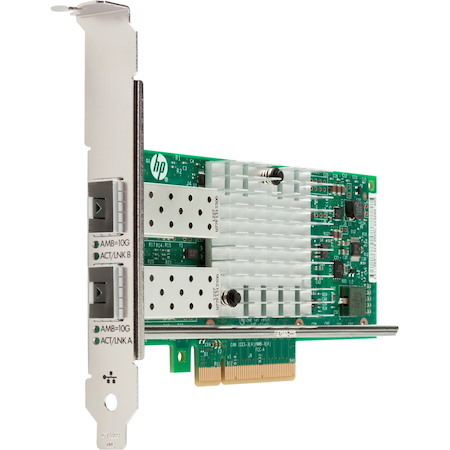 HP X710 X710-DA2 10Gigabit Ethernet Card for Workstation - 10GBase-SR - Plug-in Card