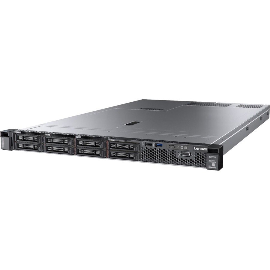 Lenovo ThinkSystem SR570 7Y03A06FNA 1U Rack Server - Intel Xeon Silver 4208 2.10 GHz - 16 GB RAM - Serial ATA/600 Controller