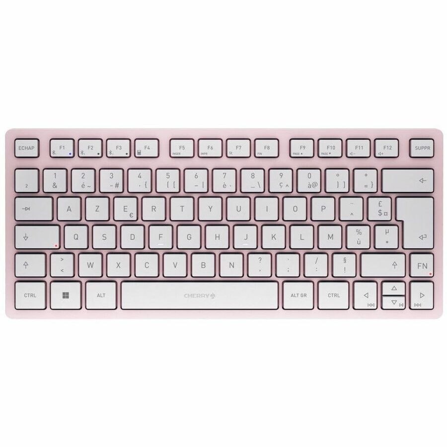 CHERRY KW 7100 Keyboard - Wireless Connectivity - English (UK) - Cherry Blossom