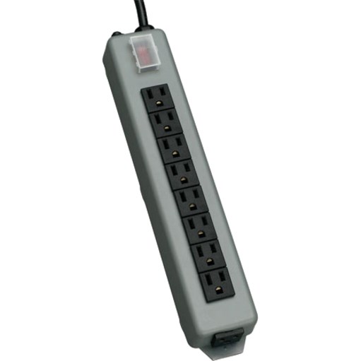 Tripp Lite by Eaton Industrial Power Strip, 9-Outlet, 15 ft. (4.6 m) Cord - Accommodates 1 Transformer