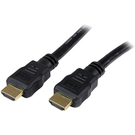 StarTech.com 1.6ft/50cm HDMI Cable, 4K High Speed HDMI Cable with Ethernet/Ultra HD 4K 30Hz Video, HDMI 1.4 Cable/HDMI Monitor Cord, Black