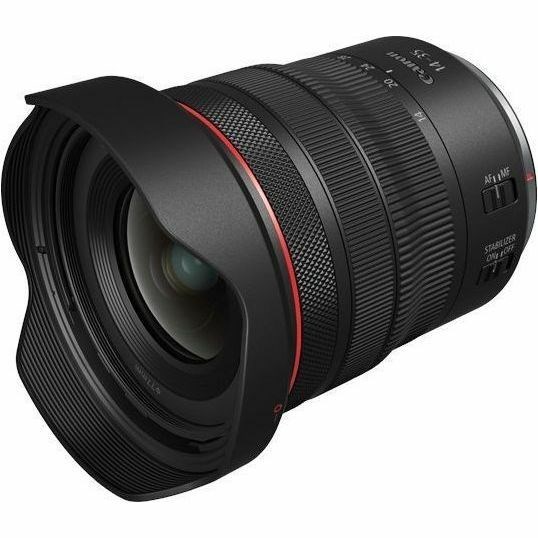 Canon - 14 mm to 35 mm - f/22 - f/4 - Full Frame Sensor - Ultra Wide Angle, Aspherical Zoom Lens for Canon RF