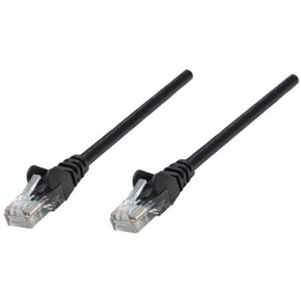 Network Patch Cable, Cat6A, 0.25m, Black, Copper, S/FTP, LSOH / LSZH, PVC, RJ45, Gold Plated Contacts, Snagless, Booted, Lifetime Warranty, Polybag