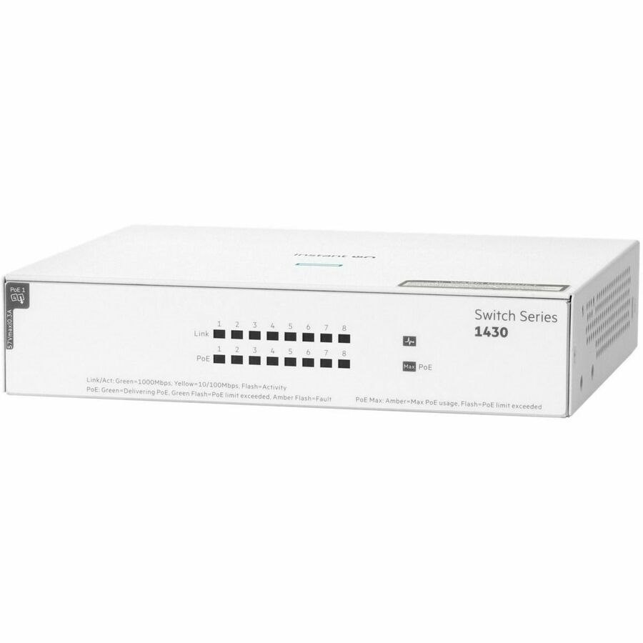 Aruba Instant On 1430 8G Class4 PoE 64W Switch