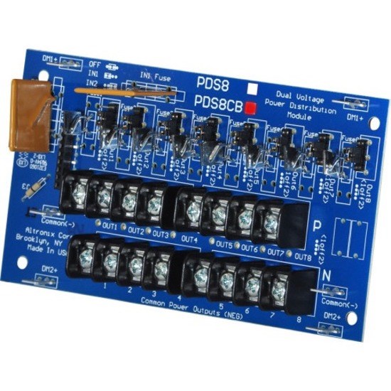 Altronix Dual Input Power Distribution Module, 8 PTC Outputs