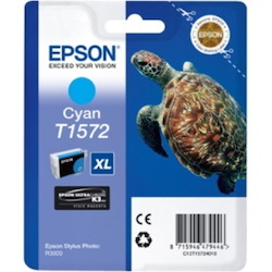 Epson UltraChrome K3 T1572 Original Inkjet Ink Cartridge - Cyan - 1 Pack