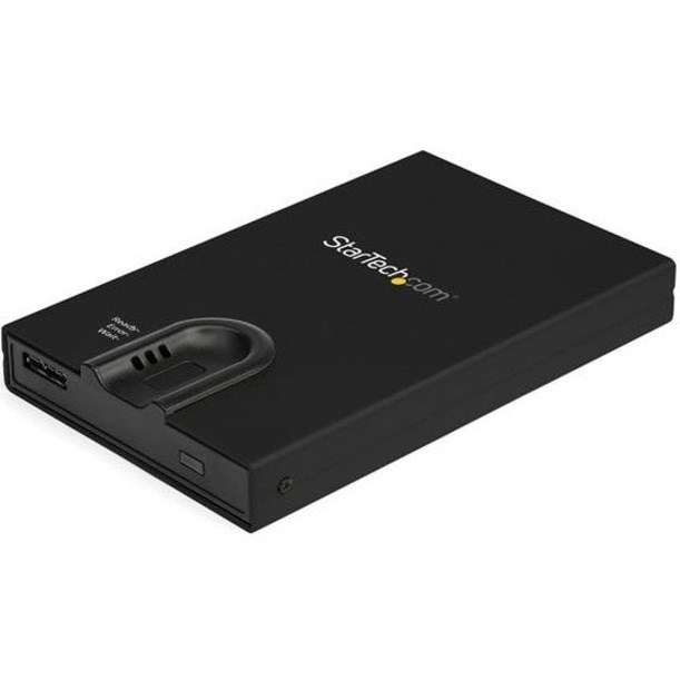 StarTech.com Drive Enclosure SATA/600 - USB 3.1 (Gen 1) Micro-B Host Interface External - Black - TAA Compliant