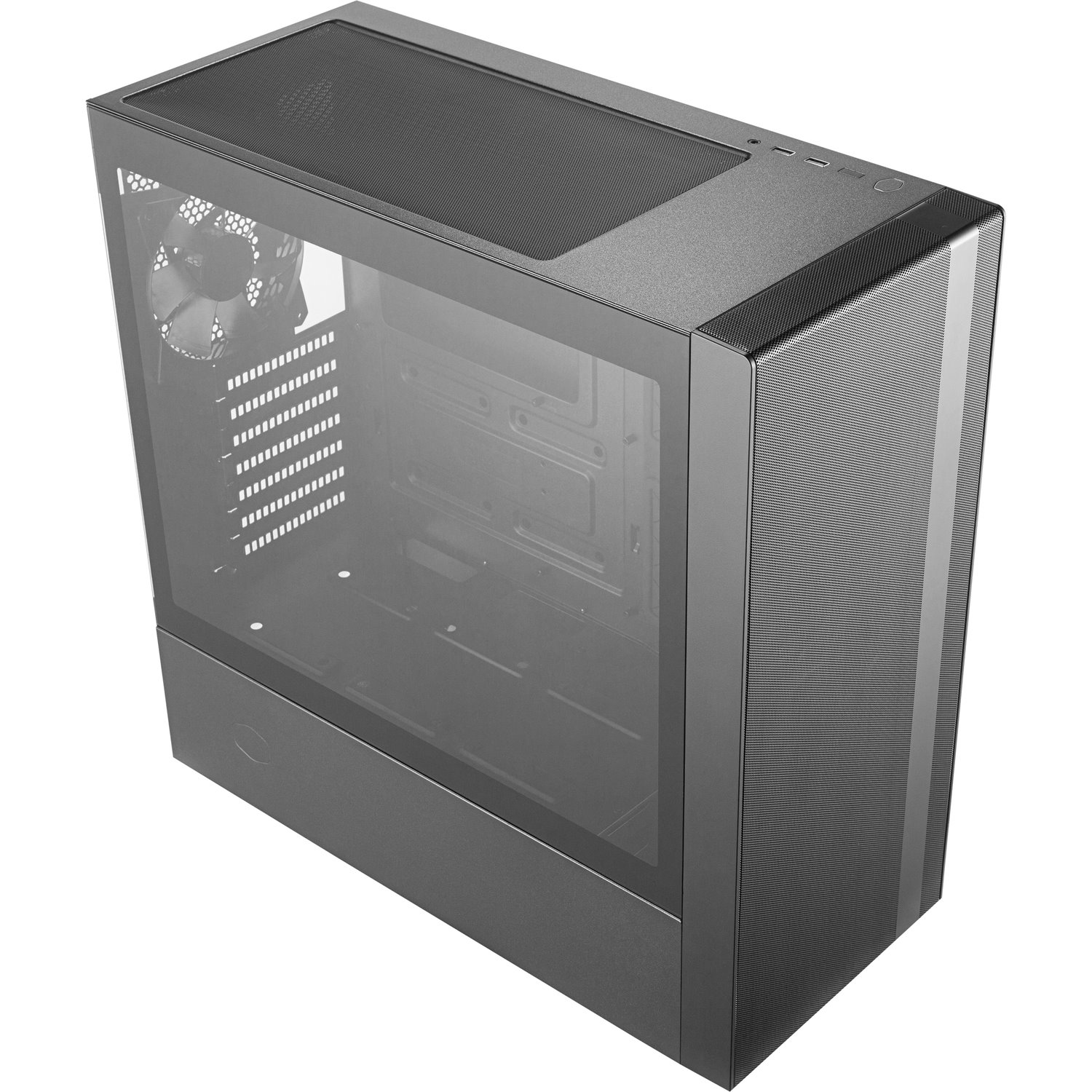 Cooler Master MasterBox MCB-NR600-KGNN-S00 Computer Case - Mini ITX, Micro ATX, ATX Motherboard Supported - Mid-tower - Mesh, Steel, Plastic, Tempered Glass - Black