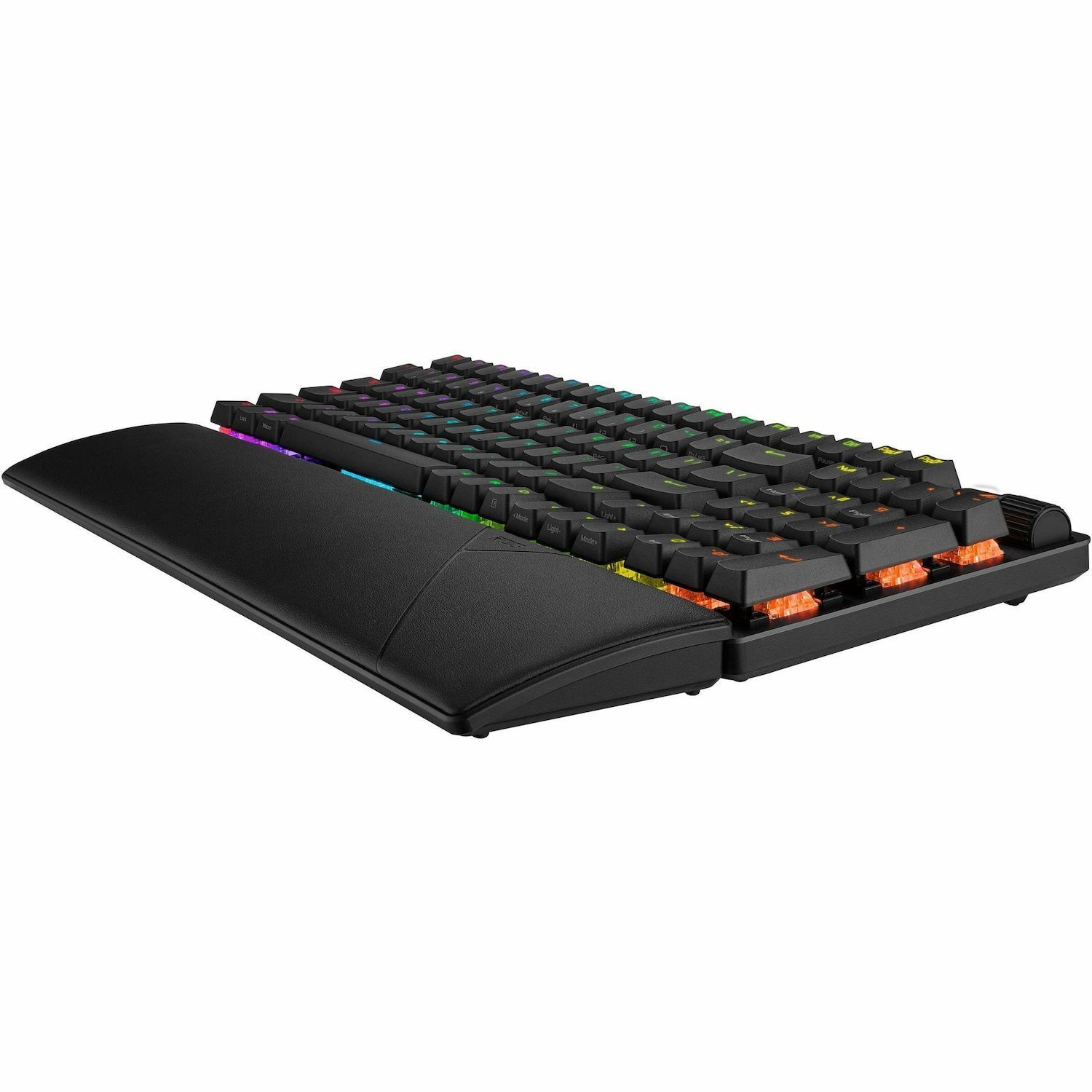 Asus ROG Strix Scope II 96 Wireless Gaming Keyboard - Wired/Wireless Connectivity - USB 2.0 Type A Interface - RGB LED - Black